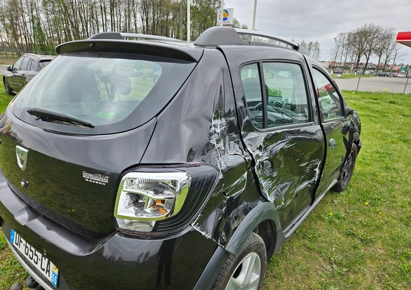 Dacia Sandero Stepway cena 11800 przebieg: 97001, rok produkcji 2014 z Przasnysz małe 232